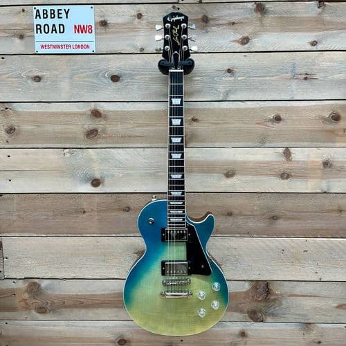 Epiphone Les Paul Modern Figured Carribean Blue Fade