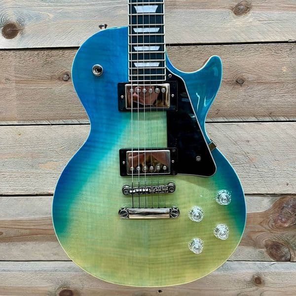 Epiphone Les Paul Modern Figured Carribean Blue Fade (Pre-Owned)