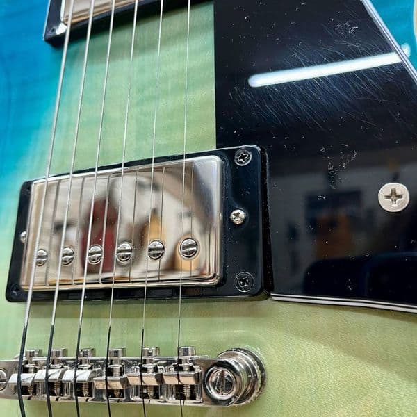 Epiphone Les Paul Modern Figured Carribean Blue Fade (Pre-Owned)