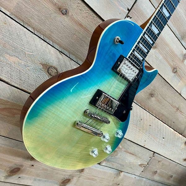 Epiphone Les Paul Modern Figured Carribean Blue Fade (Pre-Owned)