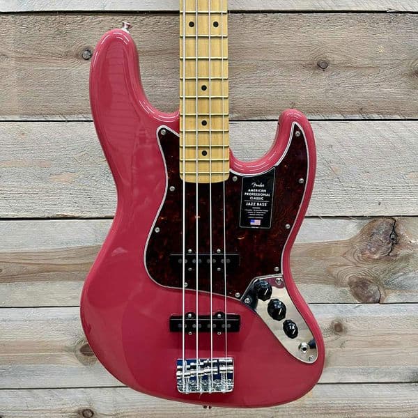 Fender American Professional Classic Jazz Bass Faded Dakota Red