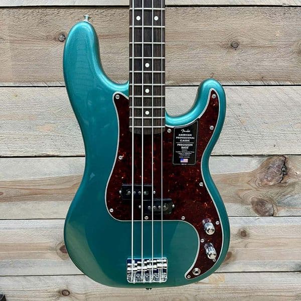 Fender American Professional Classic Precision Bass Faded Sherwood Green Metallic