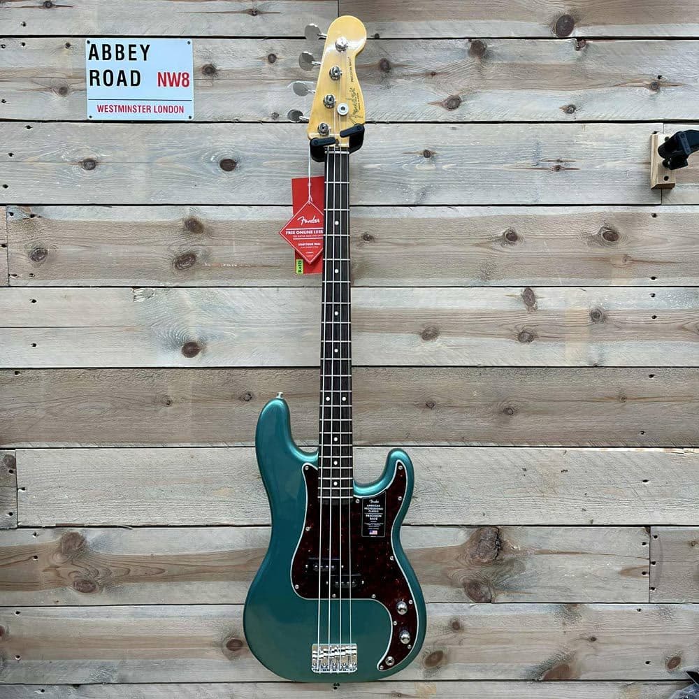 Fender American Professional Classic Precision Bass Faded Sherwood Green Metallic