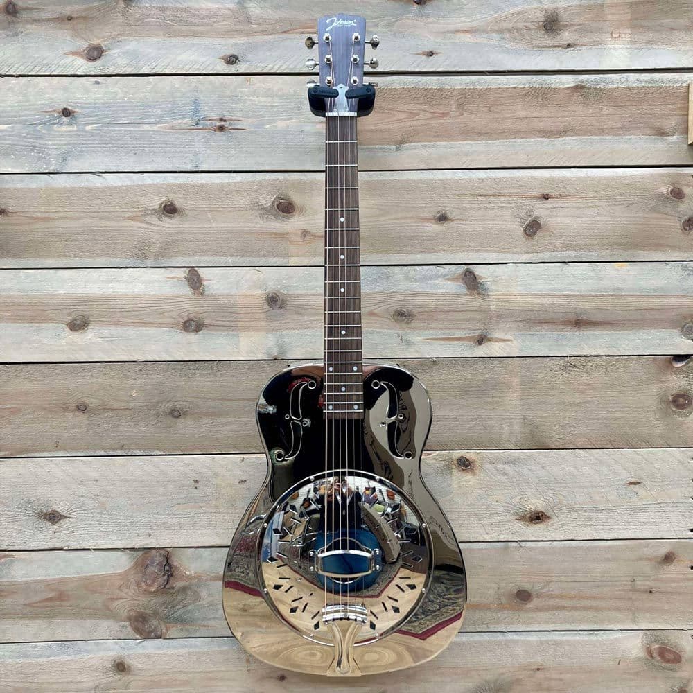 Johnson JR-998-PN Metal Body Polished Nickel Single Cone Resonator