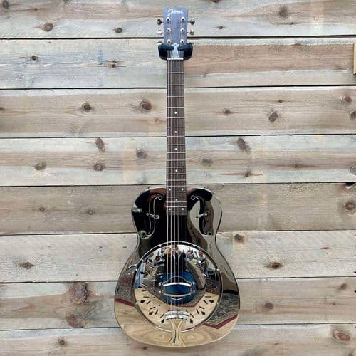 Johnson JR-998-PN Metal Body Polished Nickel Single Cone Resonator
