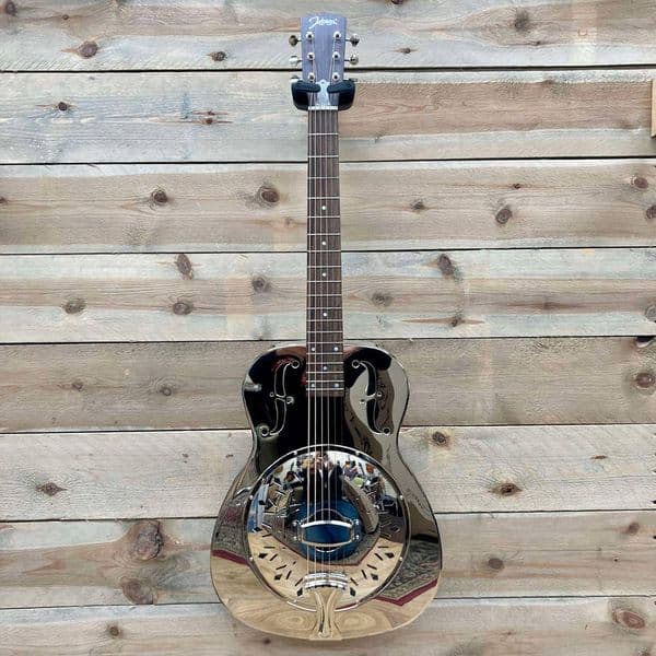 Johnson JR-998-PN Metal Body Polished Nickel Single Cone Resonator
