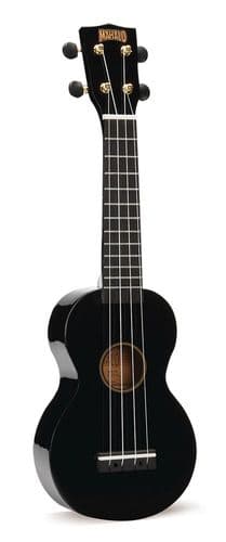 Mahalo Rainbow Series Sporano Ukulele Black