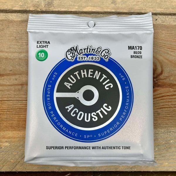 Martin Authentic Acoustic SP 10-47 80/20 Bronze Extra Light