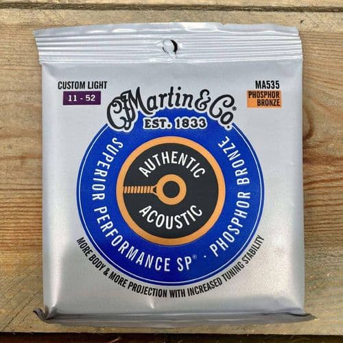 Martin Authentic Acoustic SP 11-52 Phosphor Bronze Custom Light