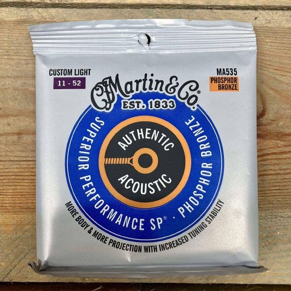 Martin Authentic Acoustic SP 11-52 Phosphor Bronze Custom Light