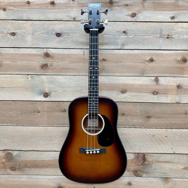 Martin DJR-10E Short Scale Electro Acoustic Bass Burst Finish