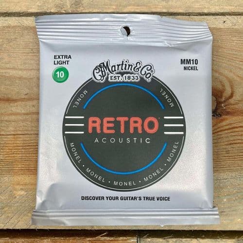 Martin Retro Monel 10-47 Extra Light Nickel Wound