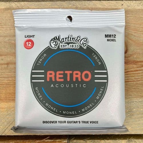 Martin Retro Monel 12-54 Light Nickel Wound