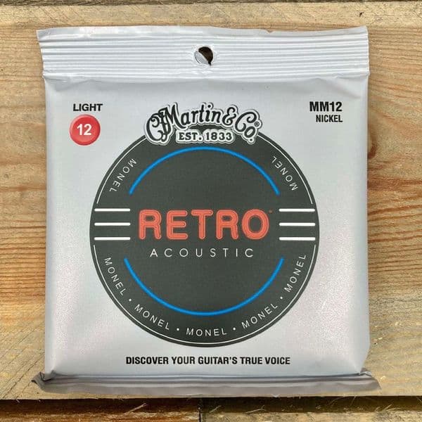 Martin Retro Monel 12-54 Light Nickel Wound
