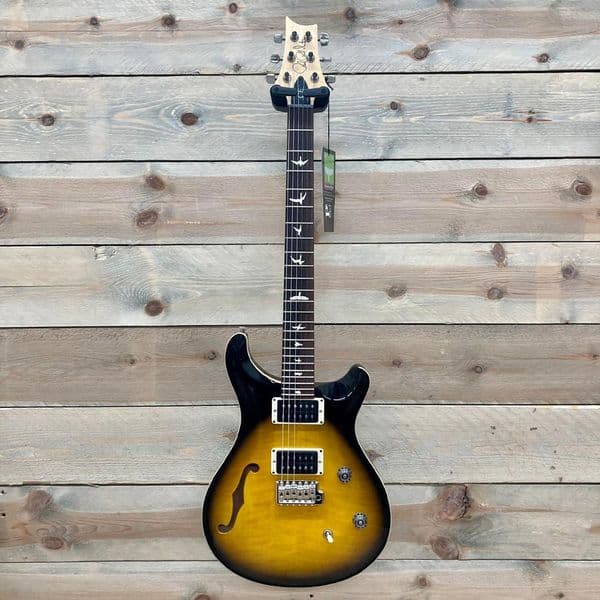 PRS CE24 Semi Hollow Custom Colour Black Smokeburst