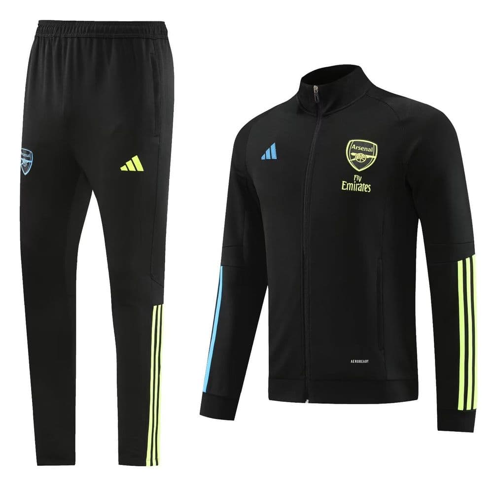 Arsenal 2324 Dark Blue with Gold Line Tracksuit