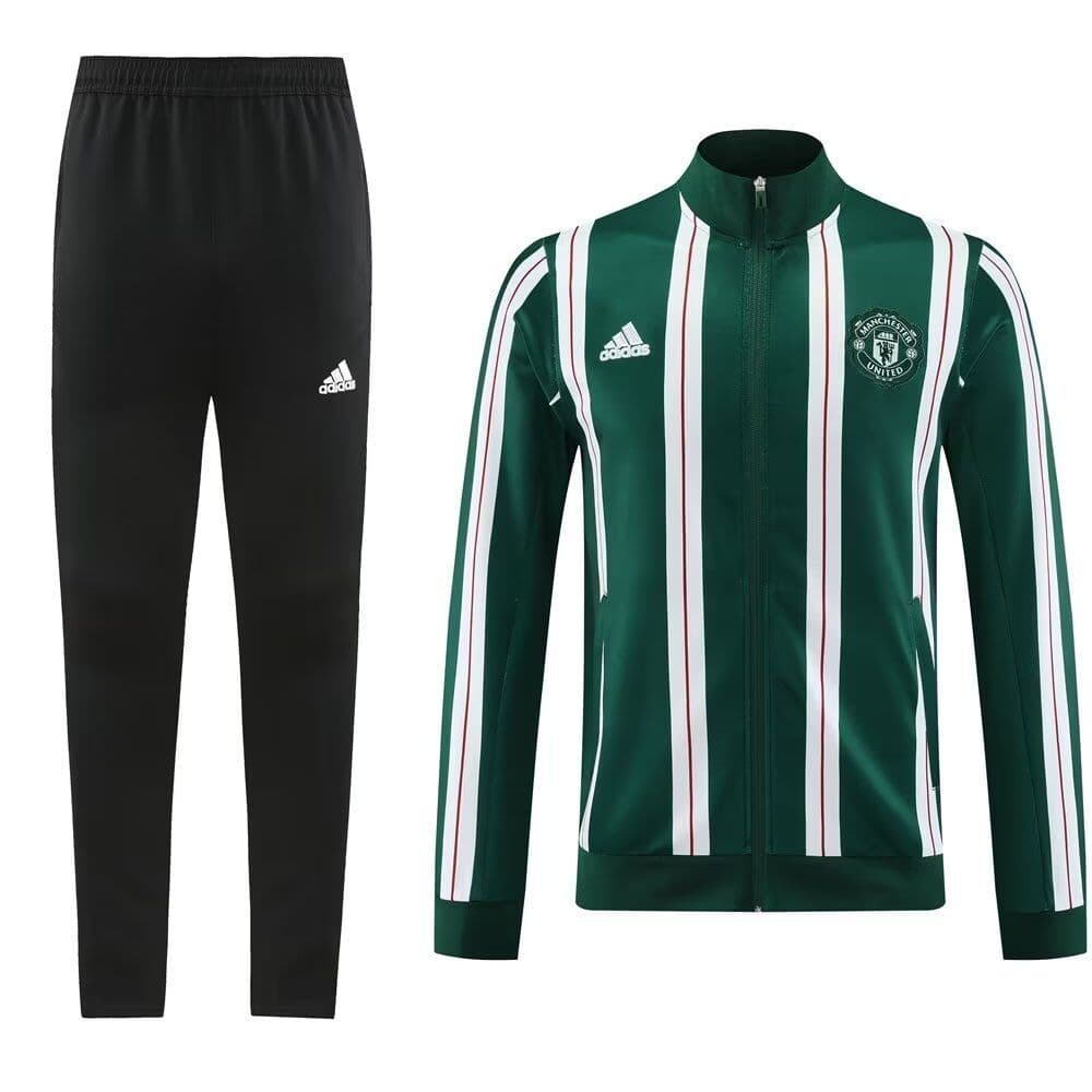 Manchester United 2324 Green White Tracksuit
