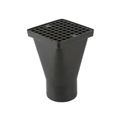 110mm DIA x 160mm Square Hopper - B1071