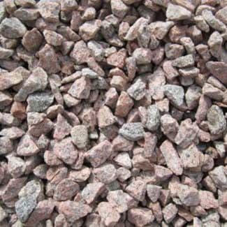 decorative stone red stone chippings bulk bag 14/20mm Corrennie Red Granite 25kg or Bulk Bags