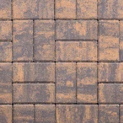 200x100x50mm Thick Rectangular Block Paving - Bracken