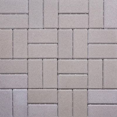 200x100x50mm Thick Rectangular Block Paving - Grey
