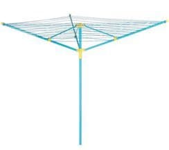 3 Arm 30m Rotary Drier Split Pole Painted Rotary Drier C/W Ground Spike