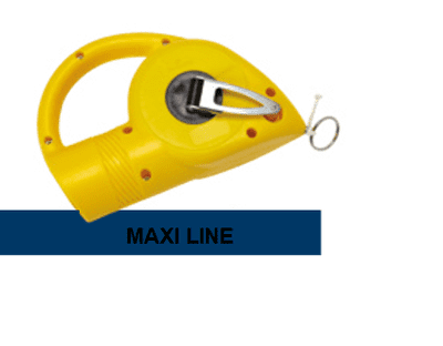 804R Maxi Line Roofers 30m Marker Winder (Yellow for chalk dipenser)