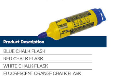 806MB Chalk Refill Blue, Red, White, Orange