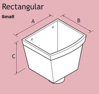 Cast Iron Rainwater Heads - Rectangular - Small