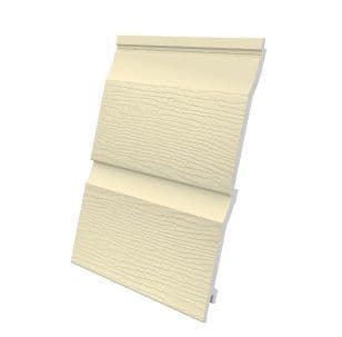 Double Plank Embossed Cladding Pale Gold 333mm x 5m