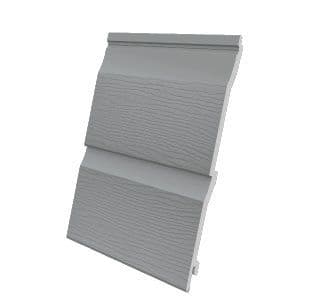 Double Plank Embossed Cladding Storm Grey 333mm x 5m