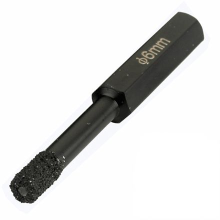 DRY CUT DIAMOND DRILL BIT 6mm, 8mm, 10mm