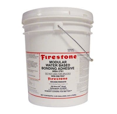 Firestone Water Based Adhesive  5Ltr WBA-3781 EPDM to Timber