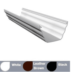FOG400 Freeflow PVC 4m Ogee Gutter White, Brown, Black