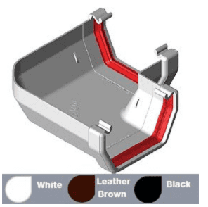 FRS603 Freeflow Square 90' Gutter Angle (10 Pack)