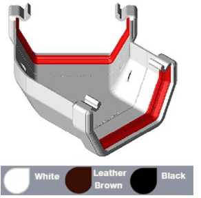 FRS604 Freeflow Square 135' Gutter Angle (10 Pack)