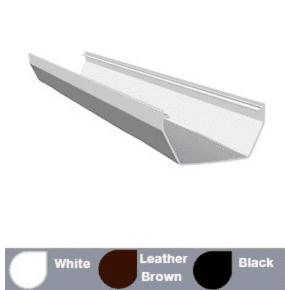 FSG400 PVC Freeflow Square Gutter 4 metre