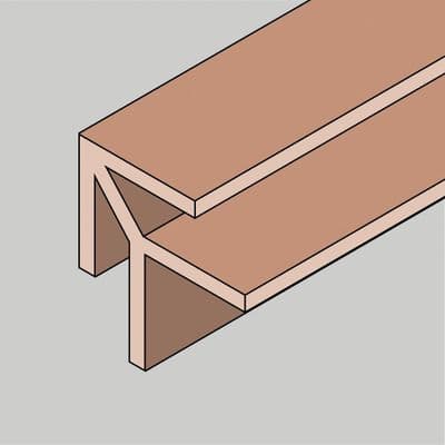 HD Clad Pro Composite Cladding Outside Corner trim 3600m
