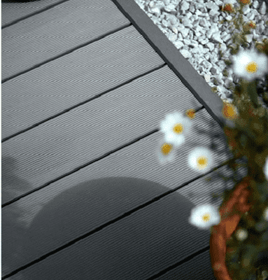 HD Deck 150 Contemporary Composite Decking - 25 x 150 x 3600m - Silver (Grey)