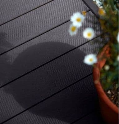 HD Deck 150 Contemporary Composite Decking - 25 x 150 x 3600mm - Lava (Charcoal)