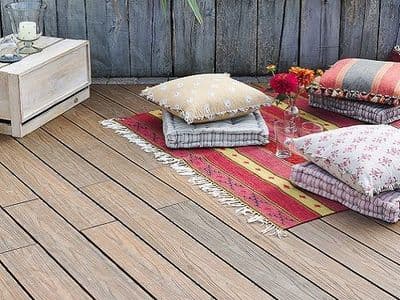 HD Deck Dual Coloured Natural Wood Grain Composite Decking - 22.5 x 143 x 3600mm - Walnut / Oak