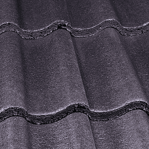 Marley Mendip Interlocking Concrete Roof Tile Anthracite  MA12338