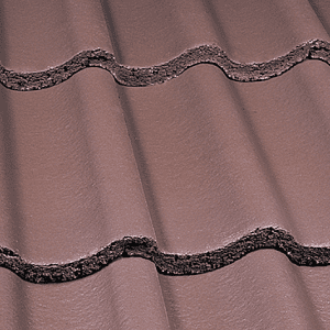 Marley Mendip Interlocking Concrete Roof Tile Smooth Brown MA12352