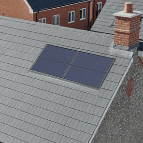 Marley Solar Tile 4 Panel Landscape Kit + Invertor - MA4LPV