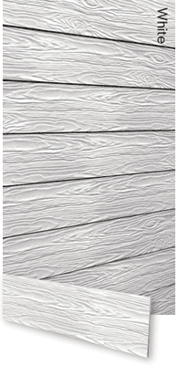 Marley Weatherboard Cladding 8 x 200 x 3600mm White 4081736