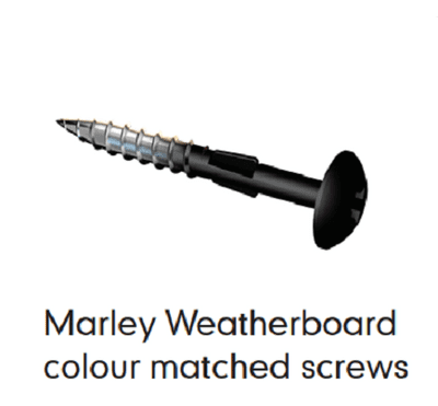 Marley Weatherboard Colour matched Screws Slate Grey 4081795