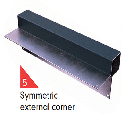 Marley Weatherboard External Corner Symmetric 3m Slate Grey 4081751