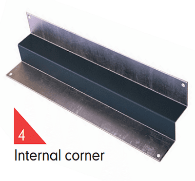 Marley Weatherboard Internal Corner 3m Slate Grey 4081750