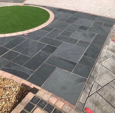 Natural Slate Flooring Patio Project Packs Graphite
