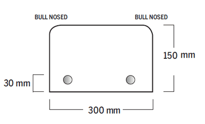 Pre-Cast Steps 300x150mm